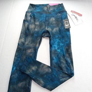 Gottex Women's Inter-Luxe Ankle Length Legging Size XS Storm Phone Pocket